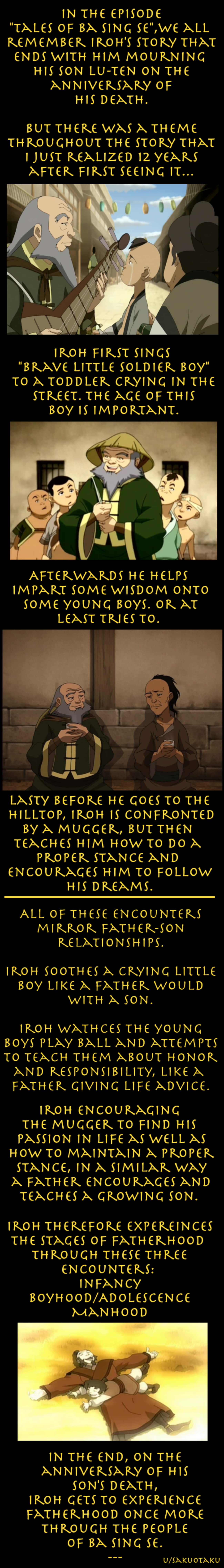 Every Single Encounter In 'The Tale Of Iroh' Revolves Around The Theme Of Fatherhood.