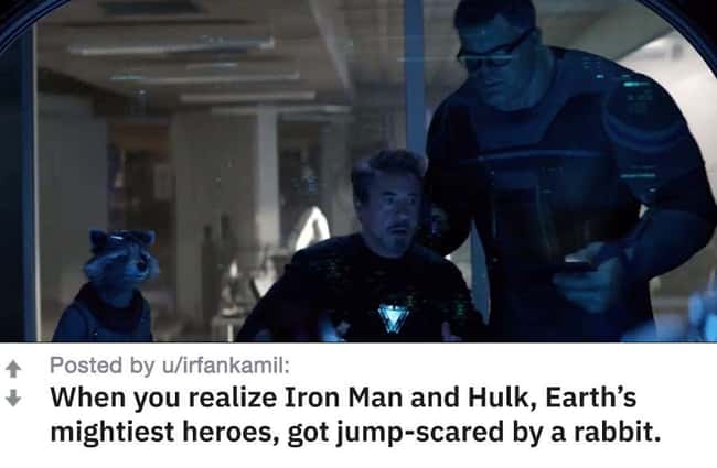 Photo: irfankamil / Reddit / The Hulk and Tony Stark
