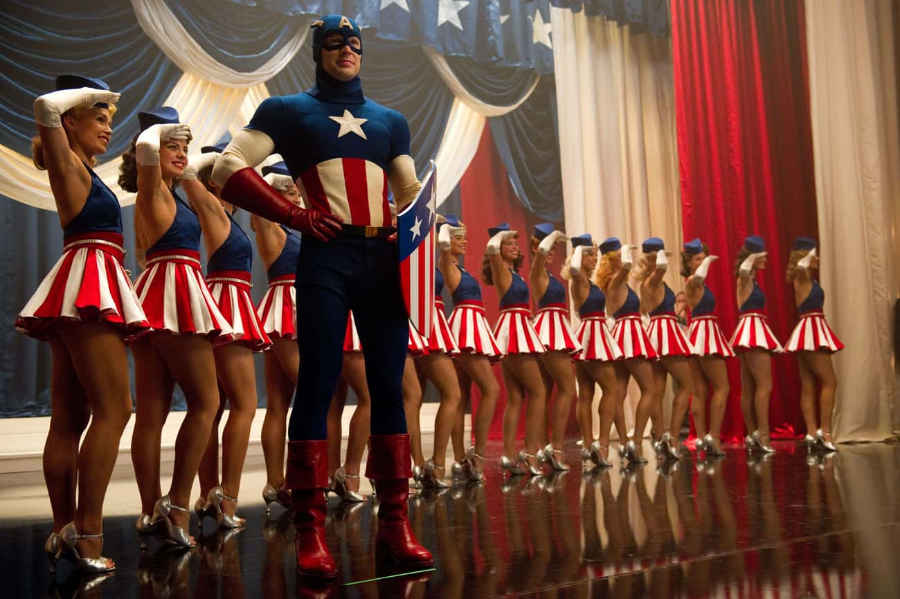 1943: Captain America Becomes 'The Star-Spangled Man,' Going On A Musical USO Tour To Sell War Bonds