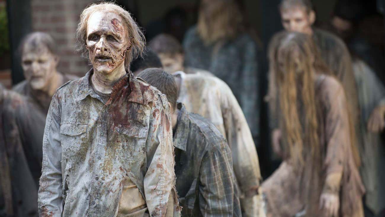 Walkers Are Dressed In Many Layers To Lessen The Work Of The Makeup Artists  