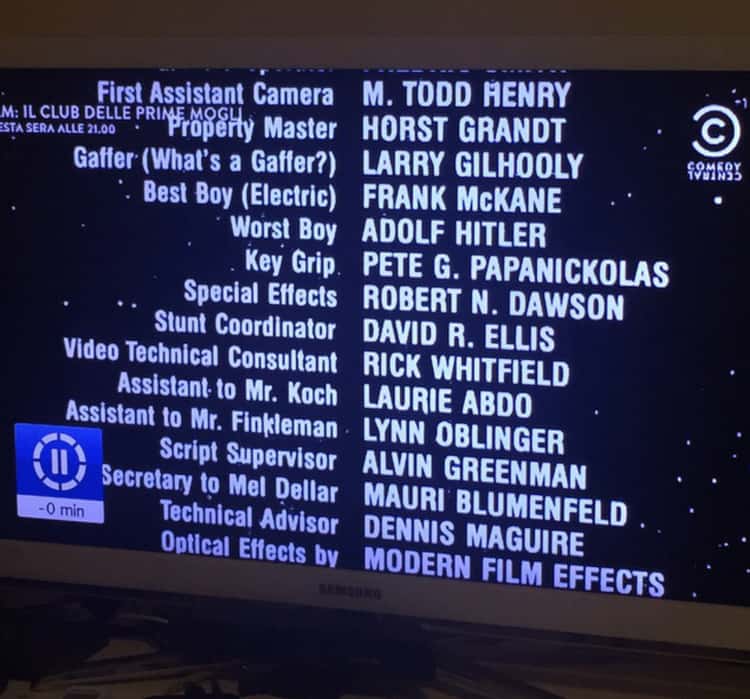 In the end credits of Scream, Wes Craven left the message No