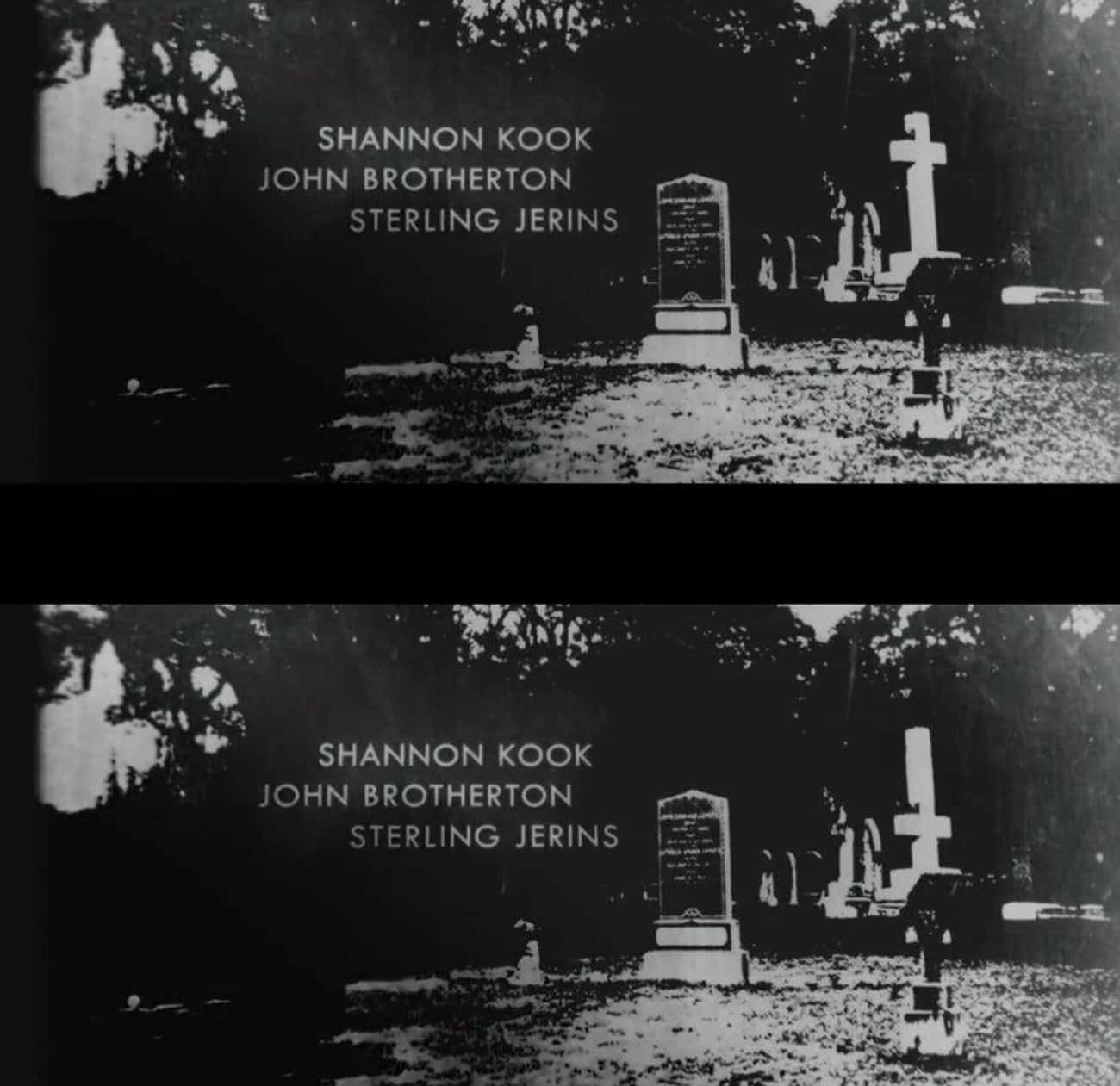 Even The Credits Are Spooky