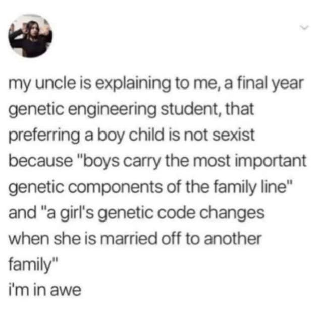 Last Name, Genetic Code... Same Thing Right?