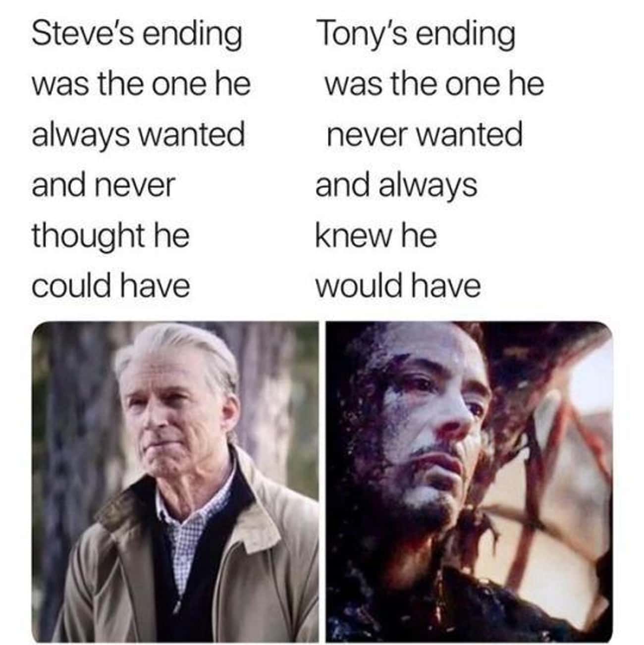 Tony And Steve's Ending