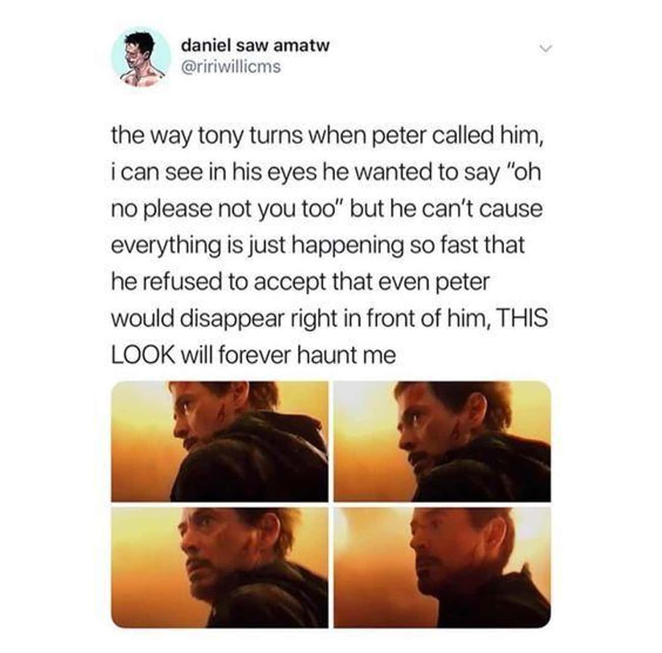 The Death Of Peter Parker Made Everything All Too Real For Tony Stark