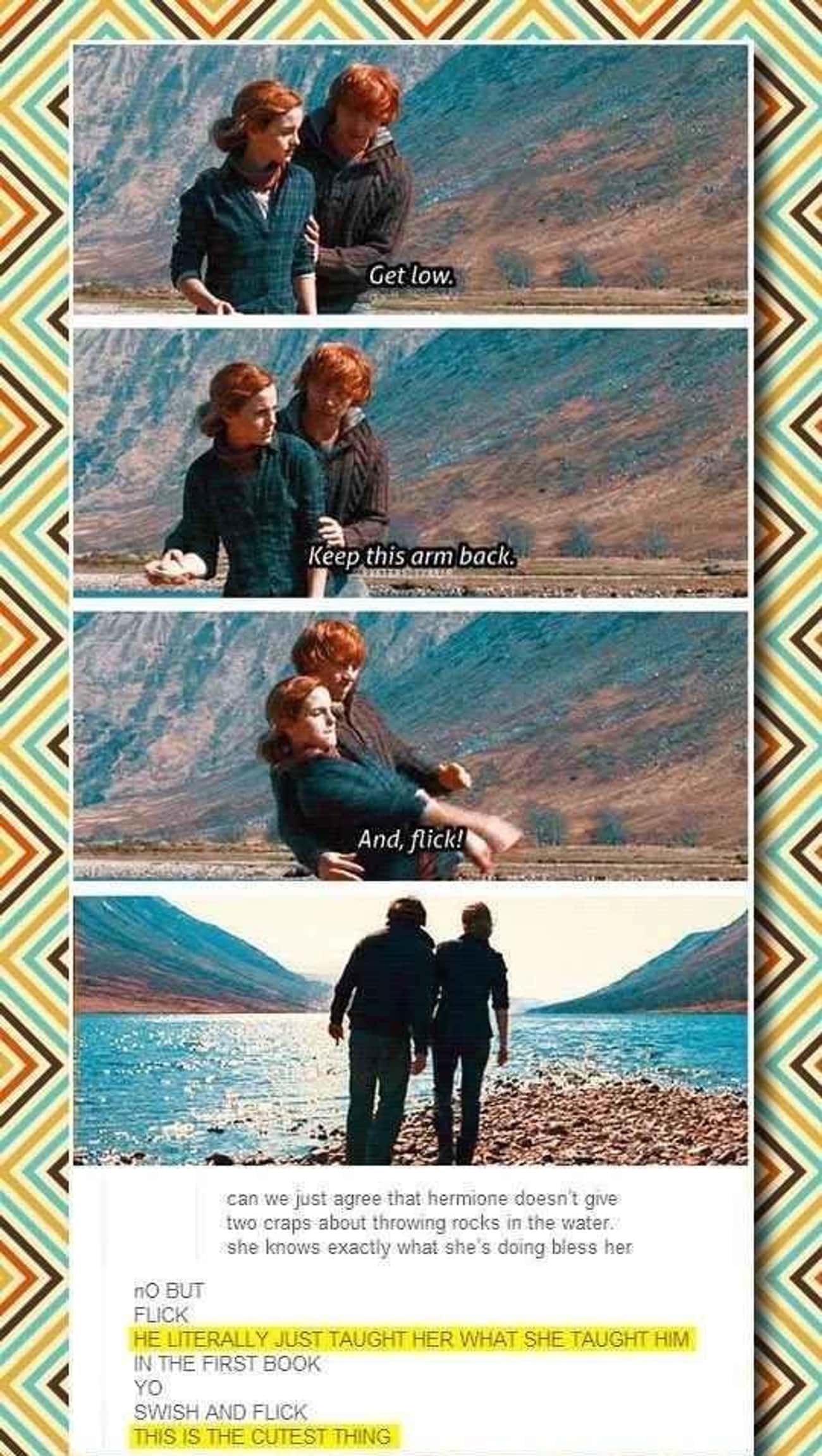Ron Returned The Favor To Hermione For Teaching Him