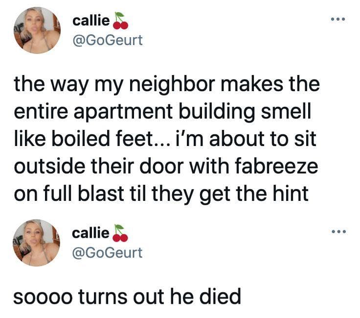 Neighbor Smells