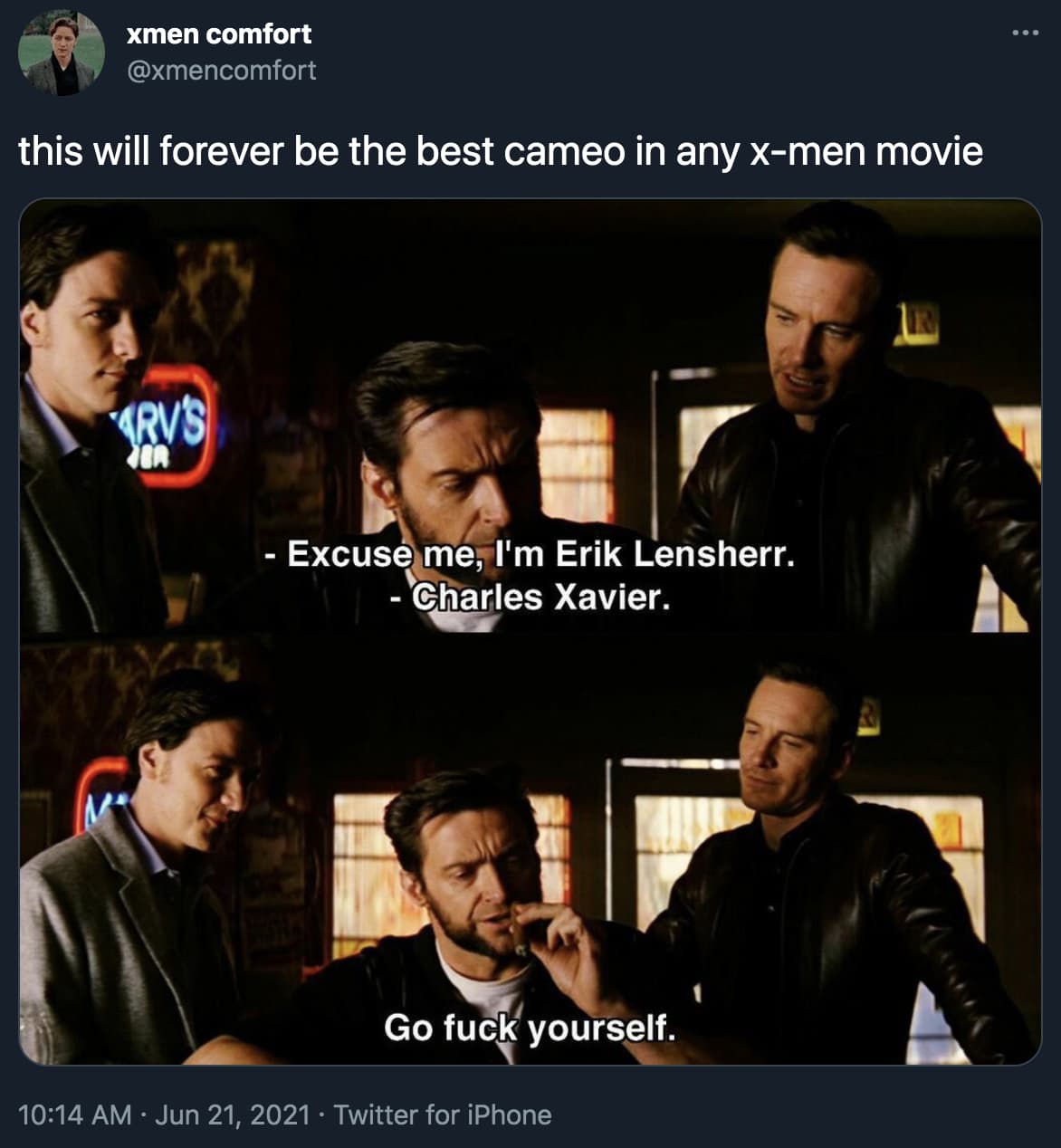 Photo: xmencomfort / Twitter