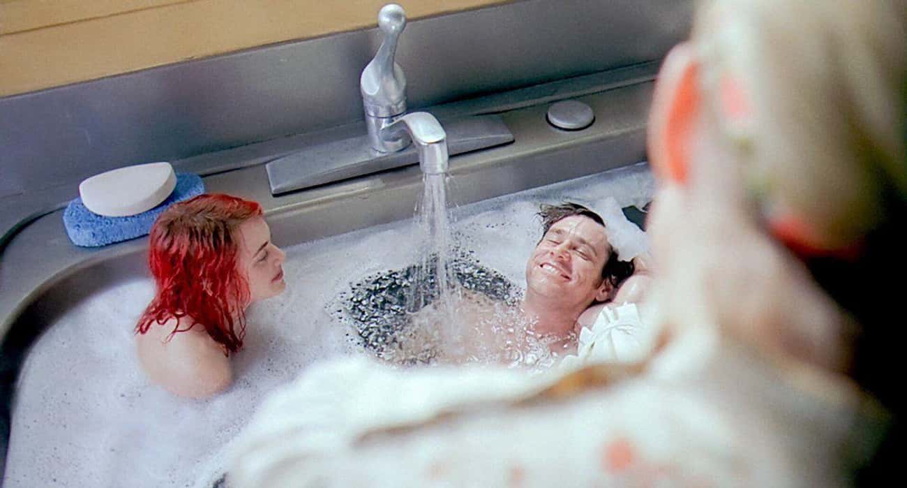 Carrey Almost Got In A Fight With The Director Over The Sink Bath Scene In 'Eternal Sunshine'