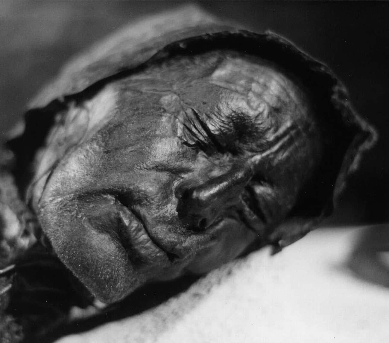 The Mummified Remains Of The Tollund Man Who Lived 2,300 Years Ago