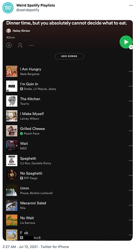 18 Oddly Specific Spotify Playlists That Were Only Made To Make Us Laugh