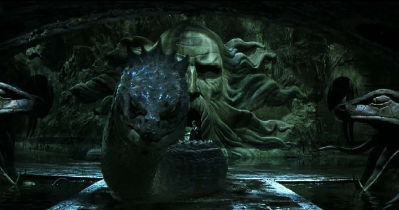 Around 1000: Salazar Slytherin Builds The Chamber Of Secrets And Abandons His Position As Part Of The School 