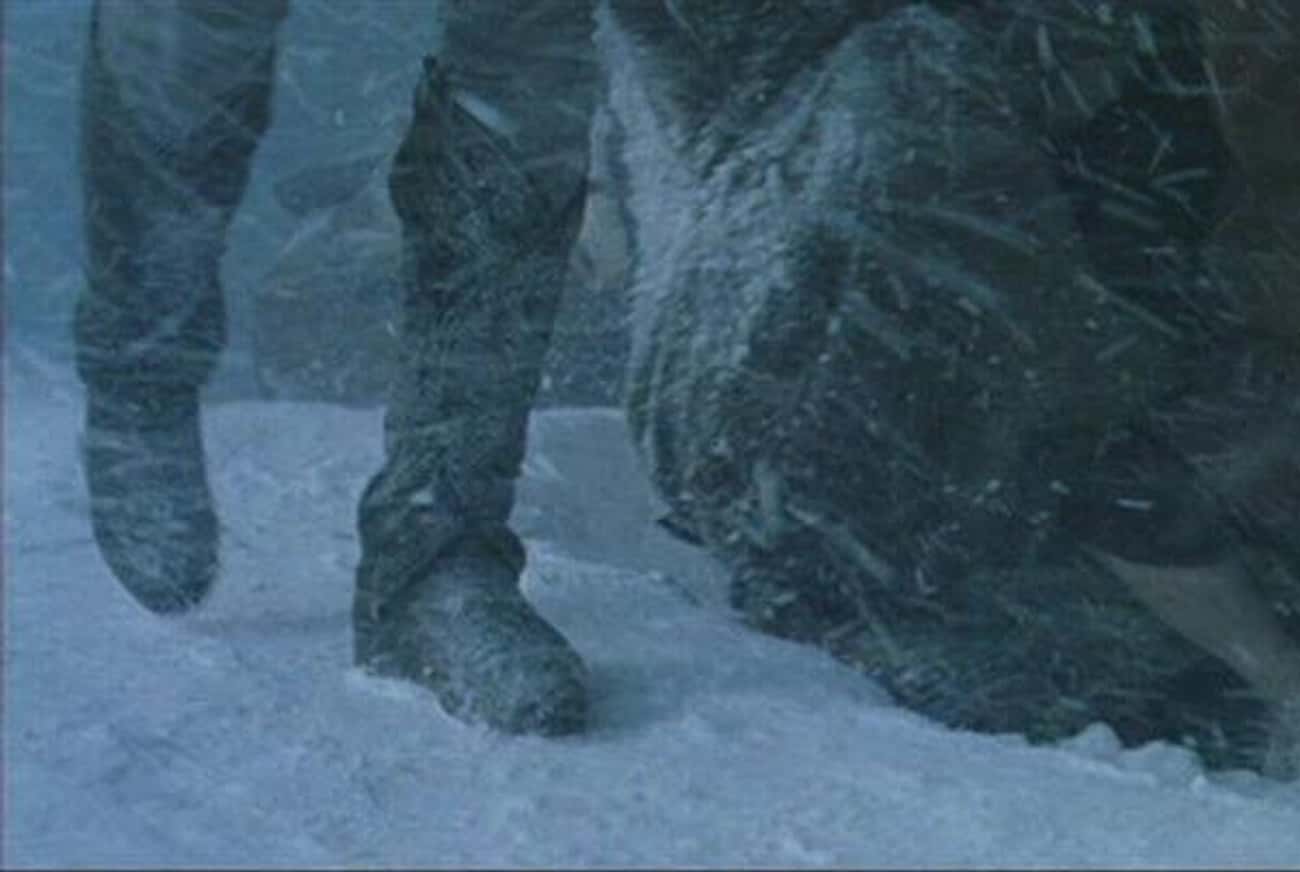 Legolas Doesn't Leave Footprints When He Walks