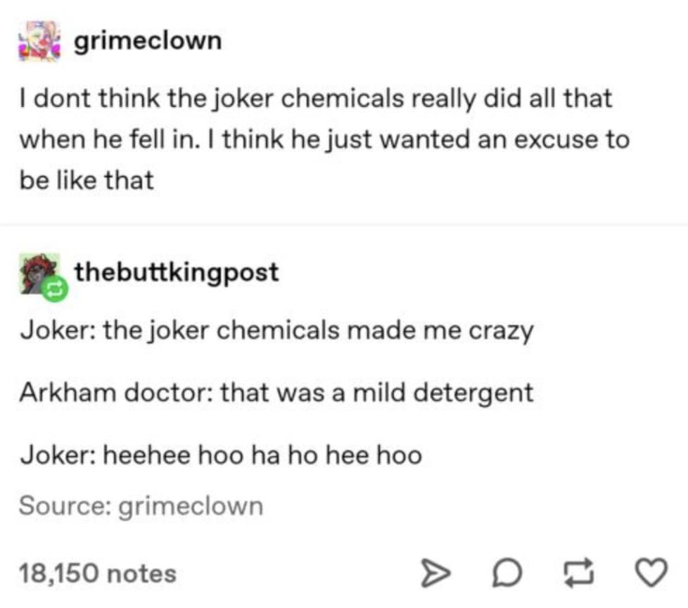 Excuse to be like that