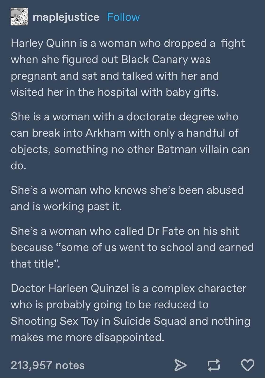 The Real Woman- Harley Quinn