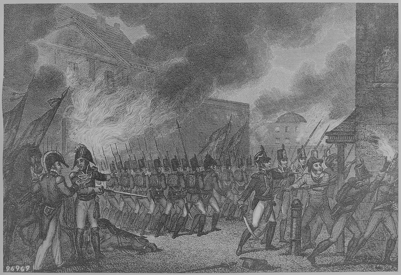 Though The British Set Washington, DC, Ablaze In 1814, A Storm Quickly Put Out The Fire