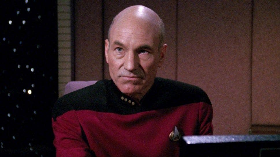 Patrick Stewart In 'Star Trek: The Next Generation'