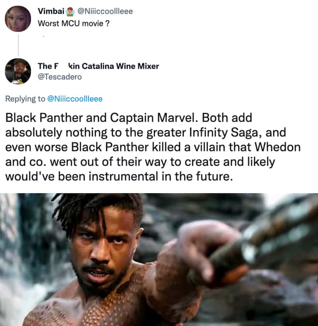 Black Panther made no difference to the MCU