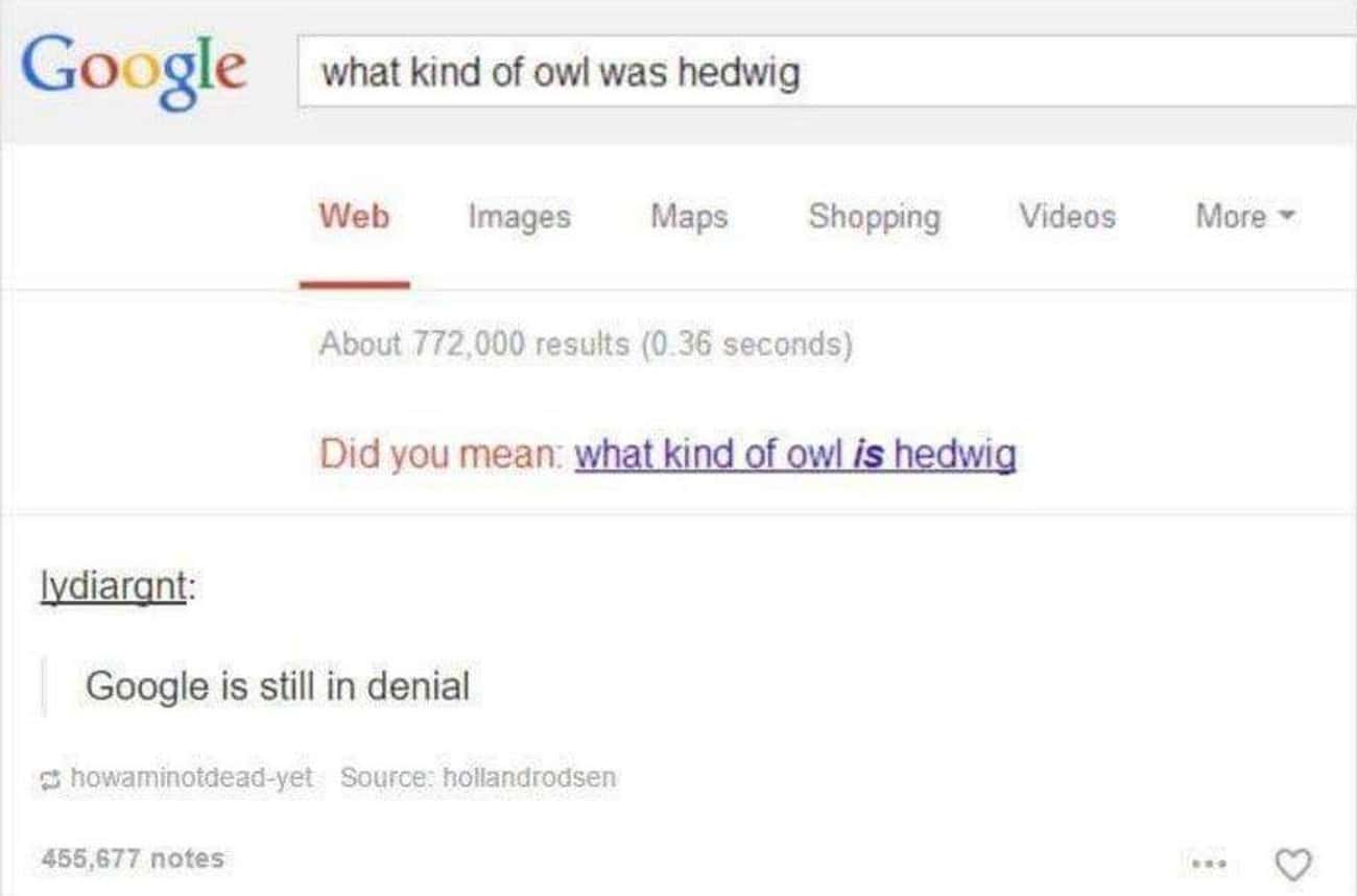 Even Google Is In Denial