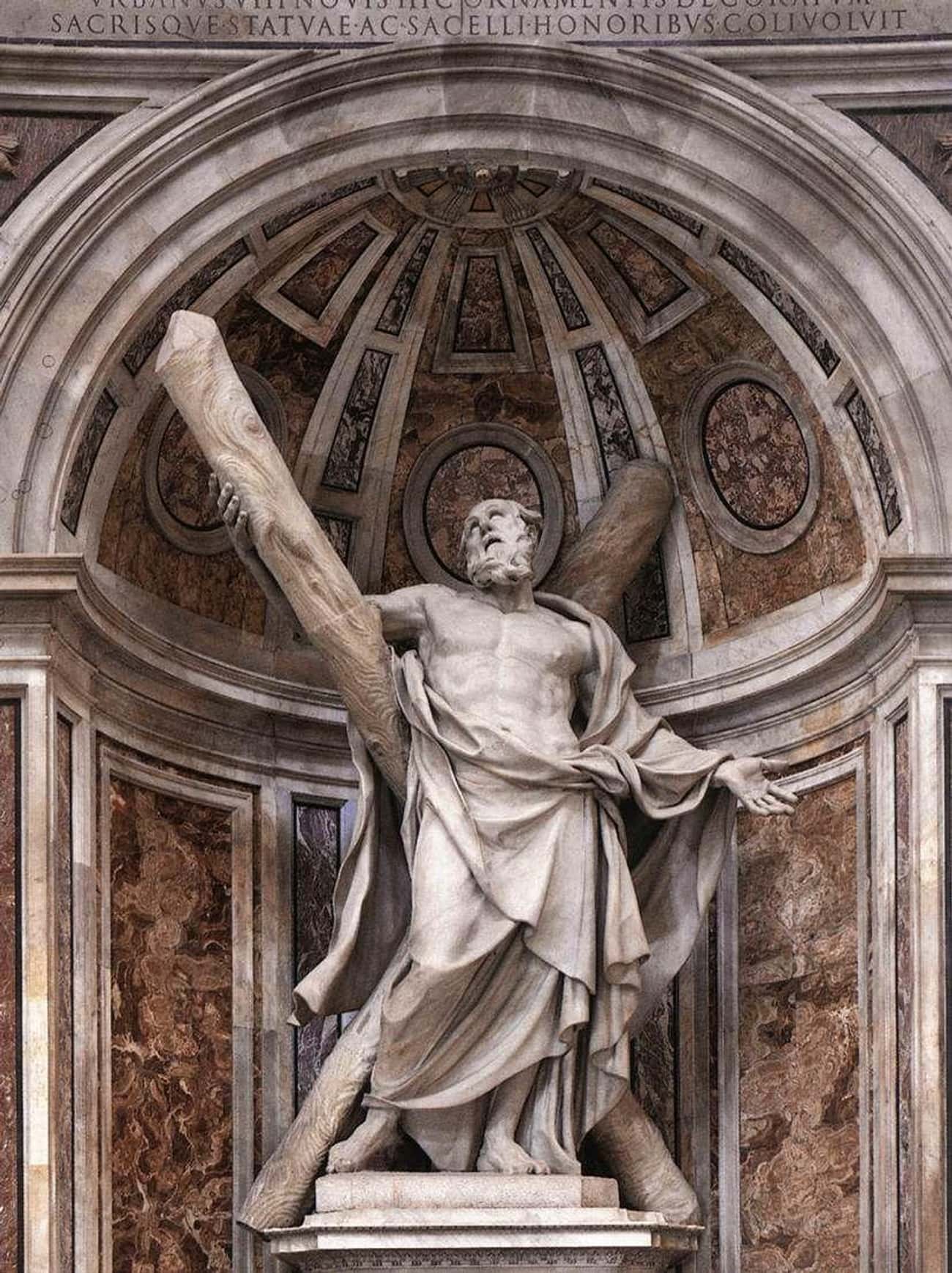 Памятник святого петра. Франсуа Дюкенуа. Статуя Святого Петра в соборе Святого Петра.