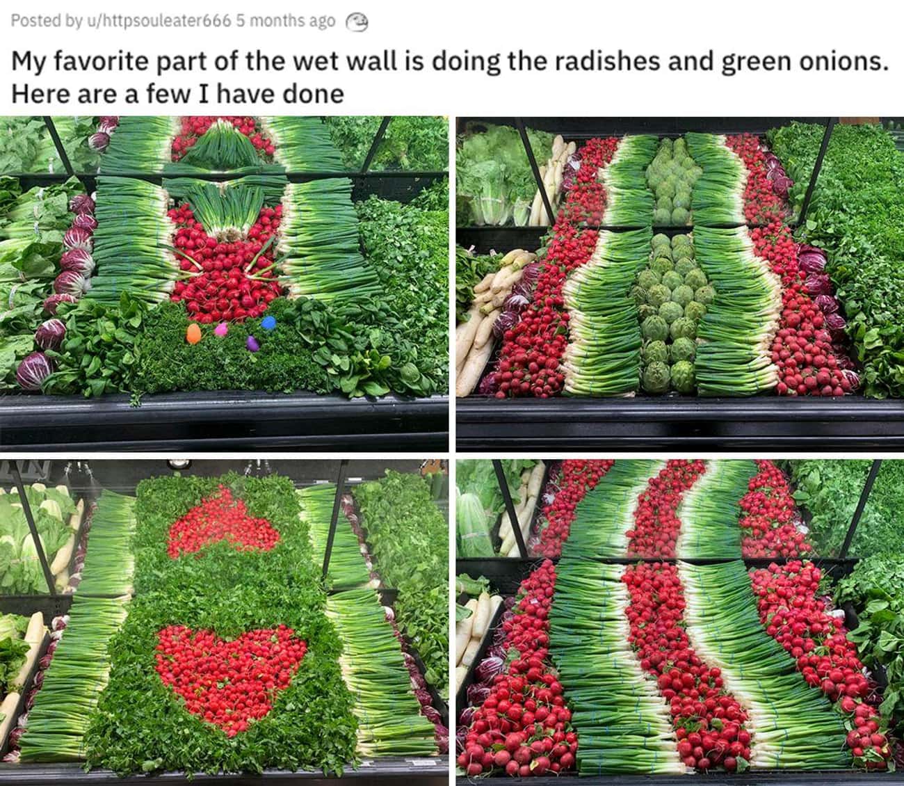 Radishes And Green Onions