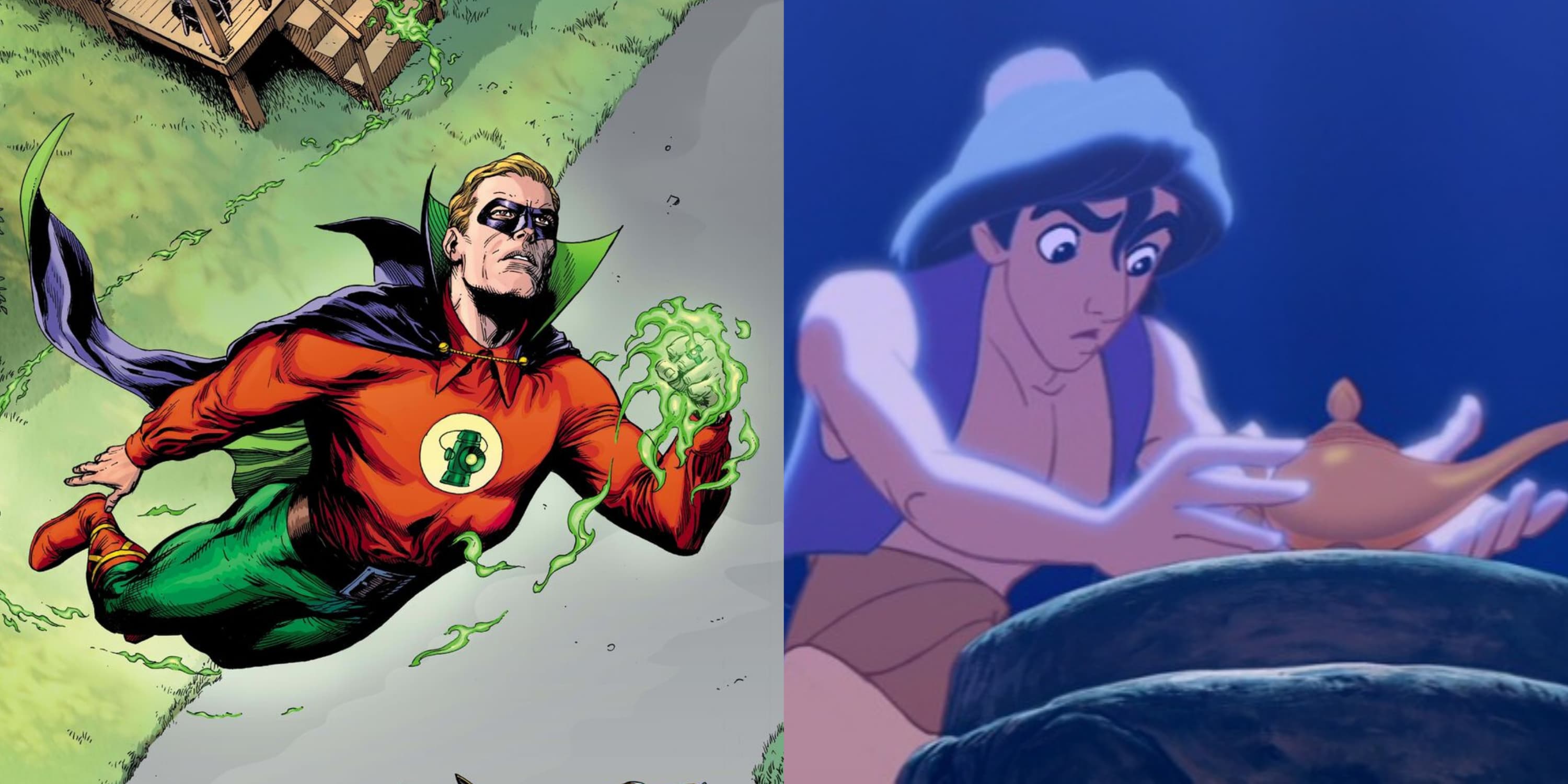 Green Lantern Was Influenced By The 18th Century Folk Tale 'Aladdin and the Wonderful Lamp'