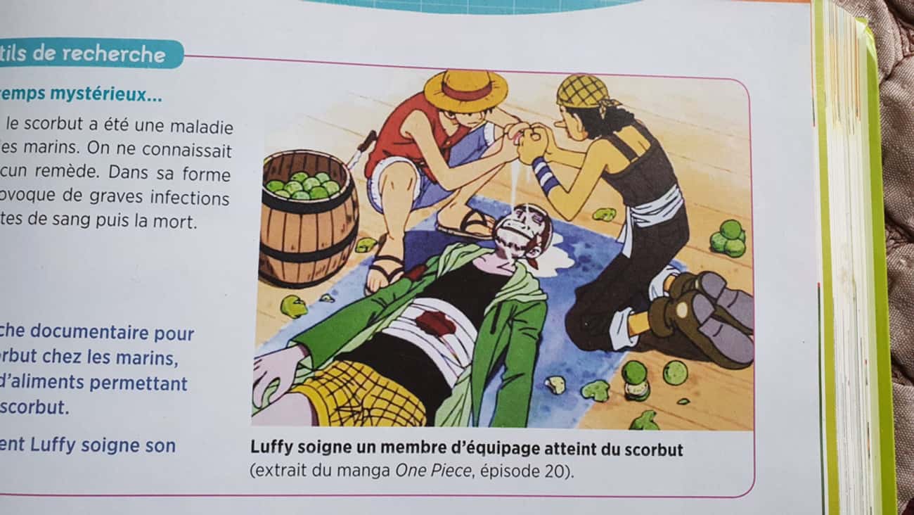 Yosaku Appeared In A French Textbook