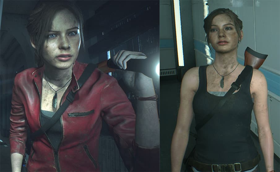 Claire's Clean Arms Are Due To Her Jacket In 'Resident Evil 2'