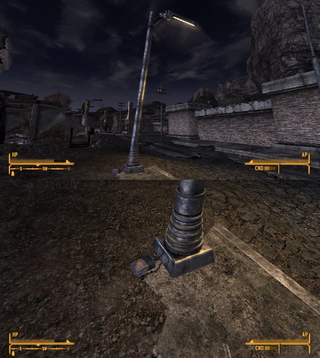 The Functioning Streetlights In 'Fallout: New Vegas' Are Powered Via Batteries