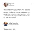 Today Years Old on Random Brutally Honest Tweets About School Where People Weren't Afraid To Hold Back