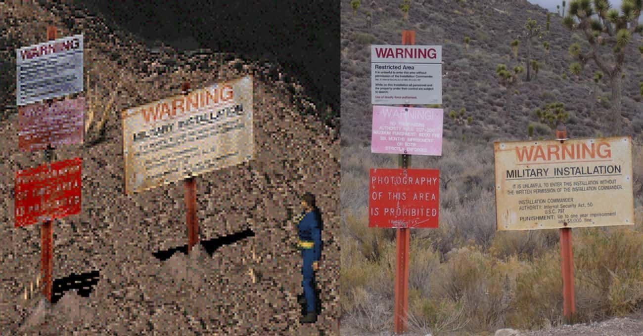 The Area 51 Signs In 'Fallout' Are Identical To The Signs IRL