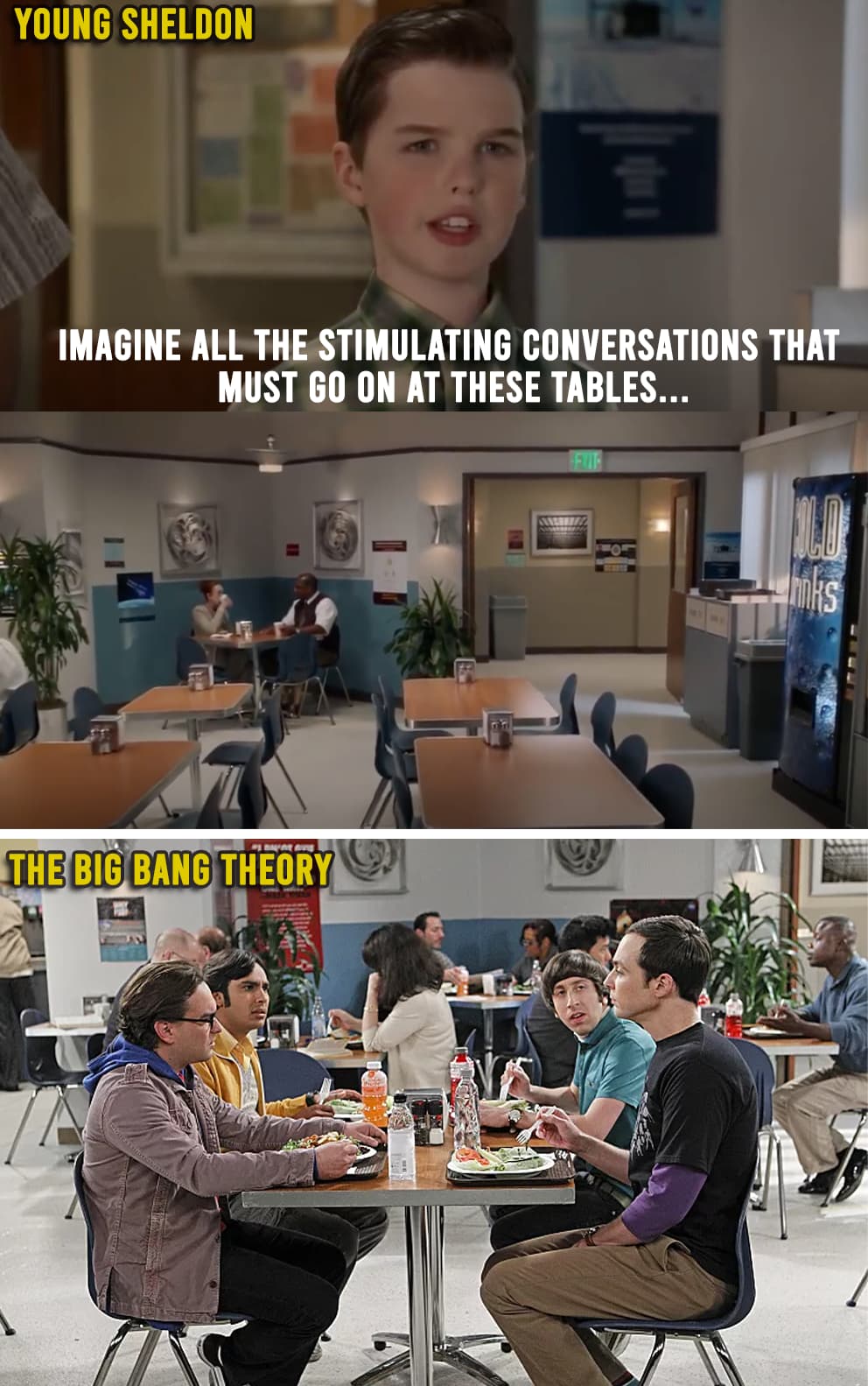 When Sheldon And His Dad Visit CalTech