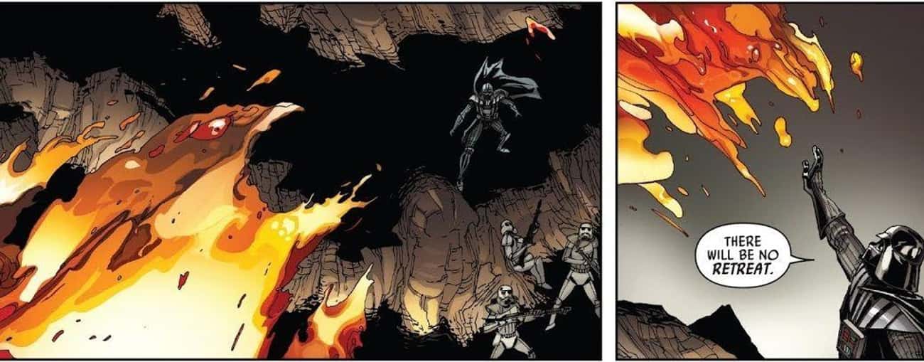 Native Mustafarians Used The Force To Manipulate Lava And Challenge Vader