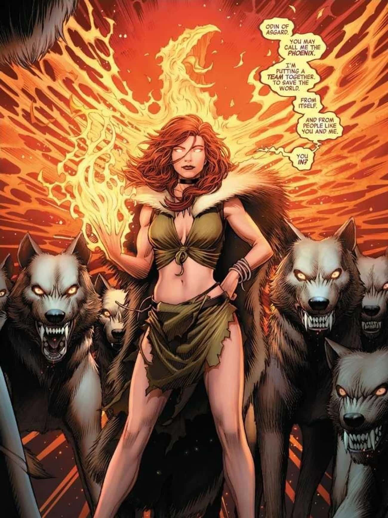 Firehair, The First Human To Host The Phoenix Force, Founded The Stone Age Avengers In The Year 1,000,000 BCE