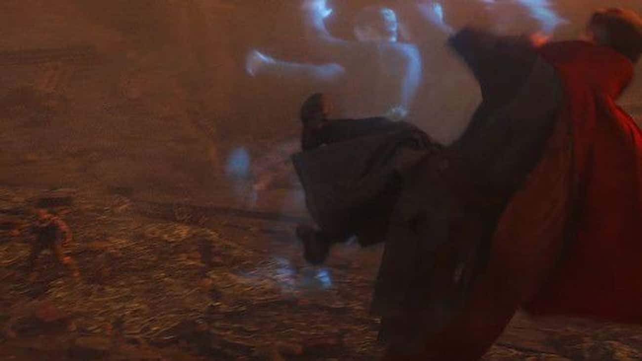 Thanos Knocks The Soul Out Of Doctor Strange In 'Infinity War'