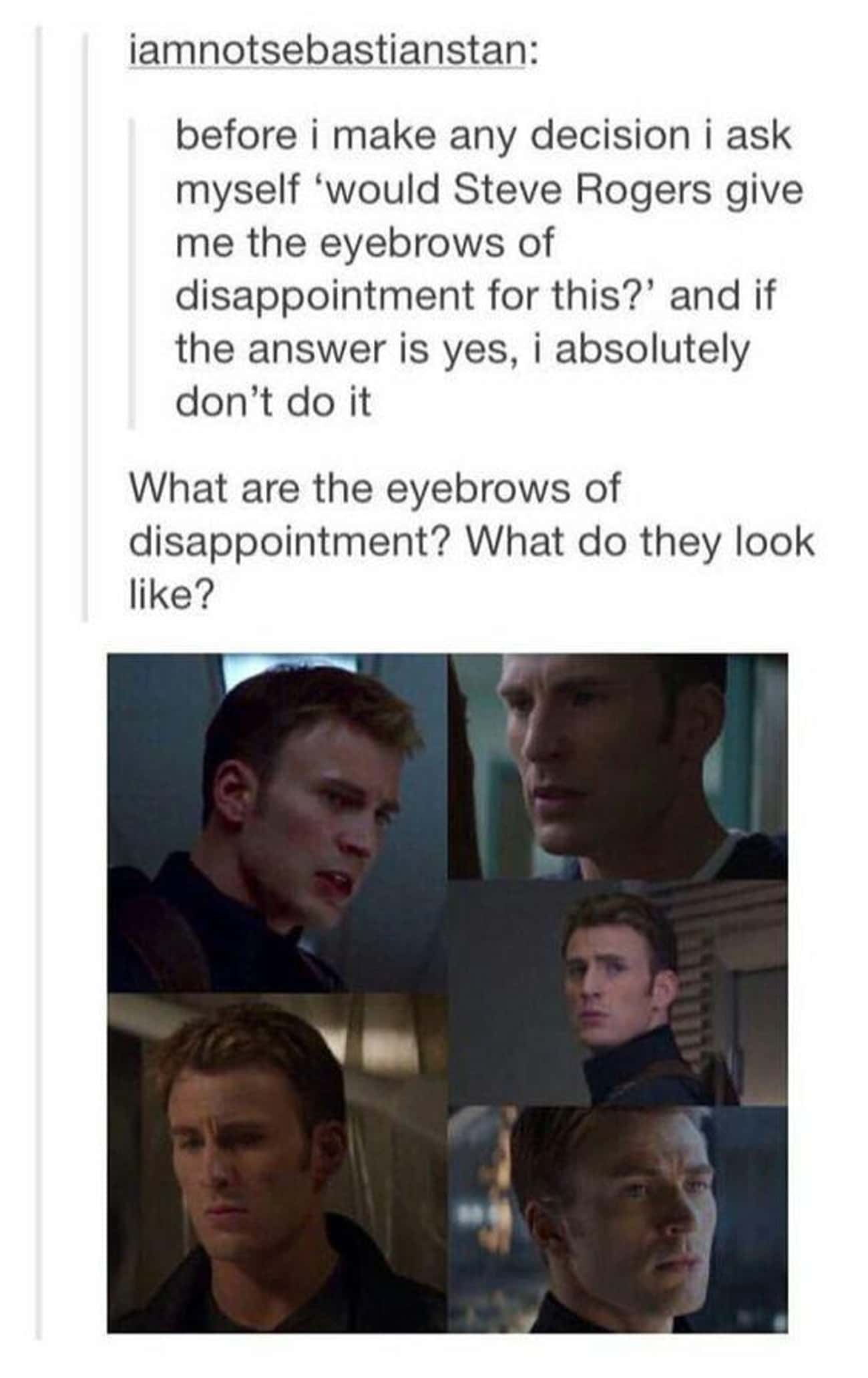 The Eyebrows Of Disappointment