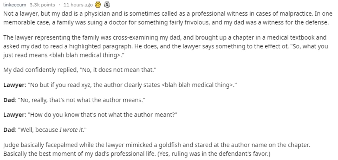 Lawyer Calls Out The Wrong Person