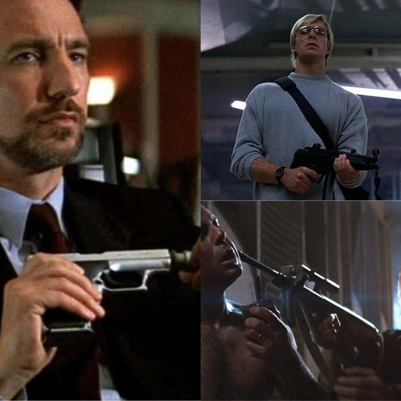 Hans Gruber And His Men Use European Firearms In 'Die Hard'