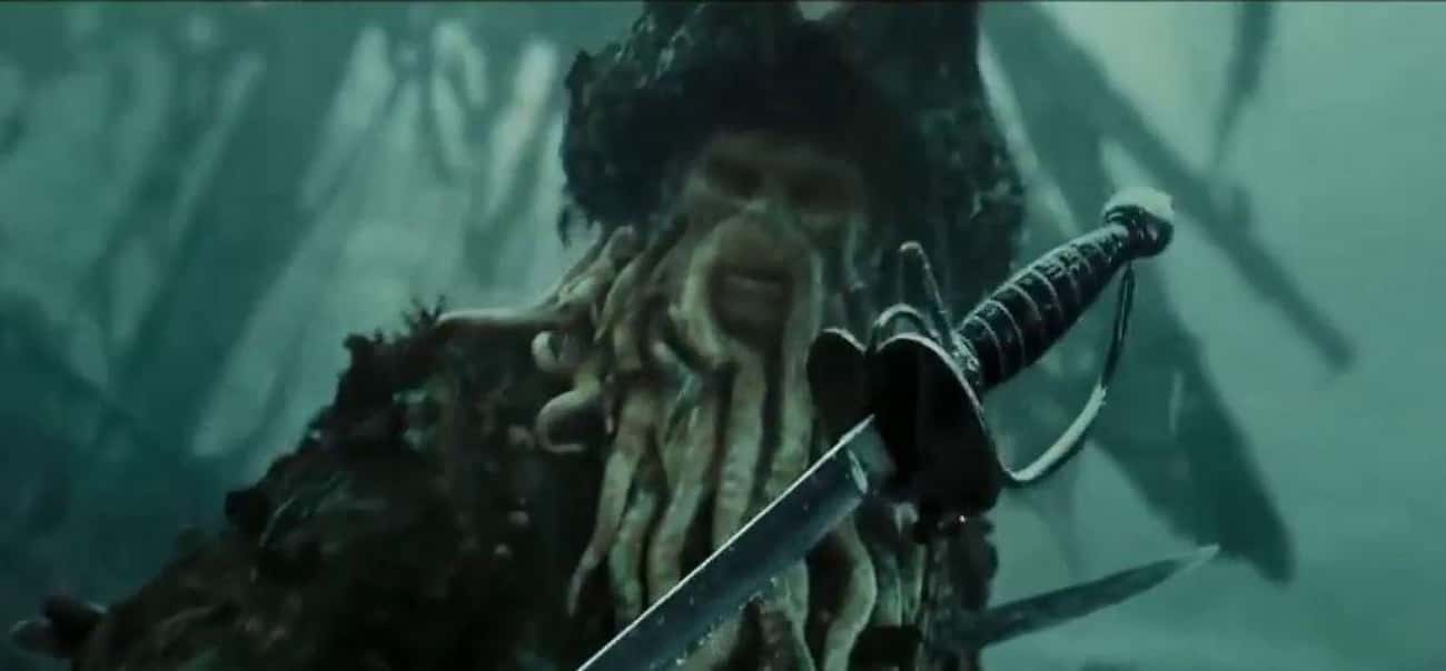 Davy Jones Uses Will's Own Sword To Kill Him In 'At World's End'