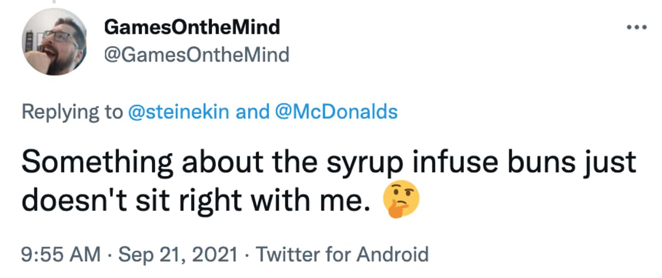 The Syrup Infused Buns Aren't Desirable For Them
