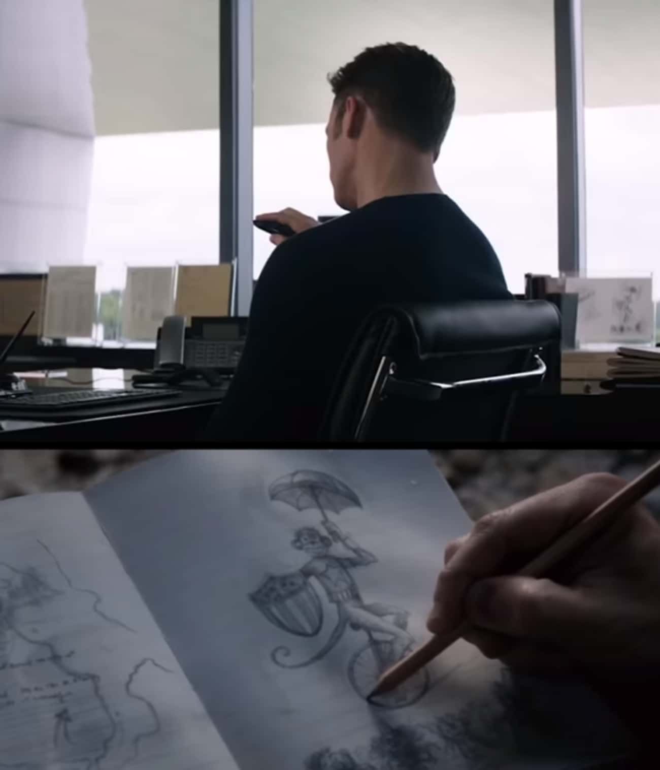 Cap's Drawing From 'First Avenger' Shows Up In 'Civil War'