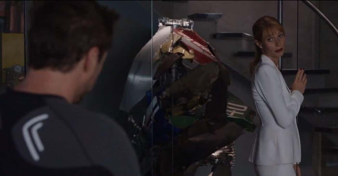 Tony Has A Statue Made From His Formula 1 Fight In 'Iron Man 3'