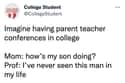 Parent Teacher Conferences on Random Spiciest Tweets With Unexpected Twists