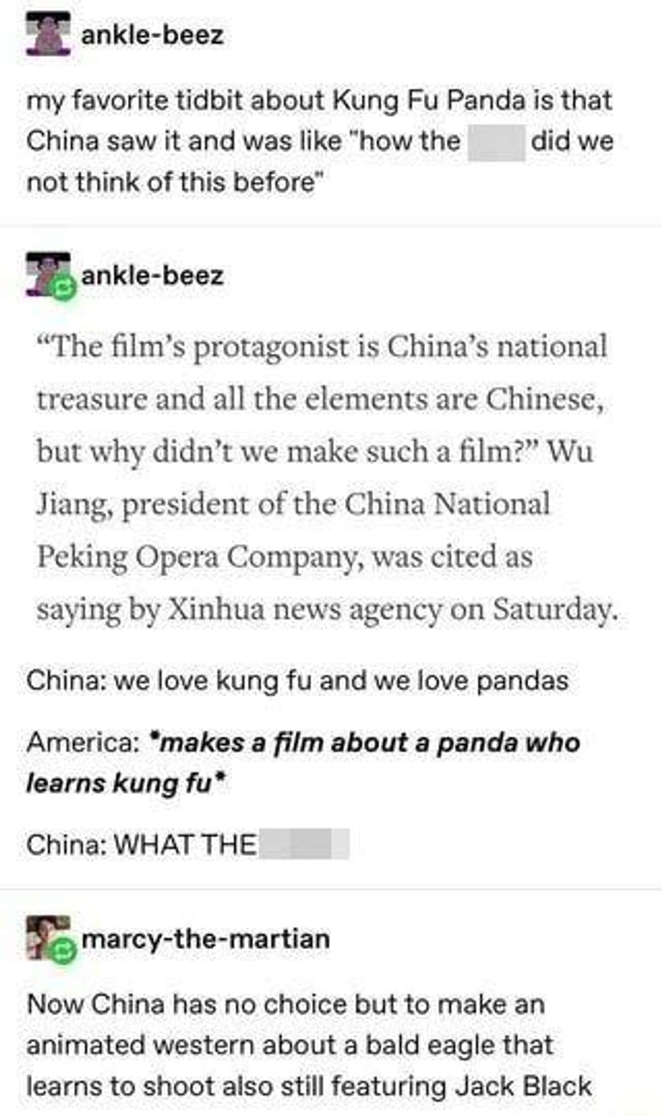 China Was Upset That They Didn’t Think About Making ‘Kung Fu Panda’ Before The Americans 
