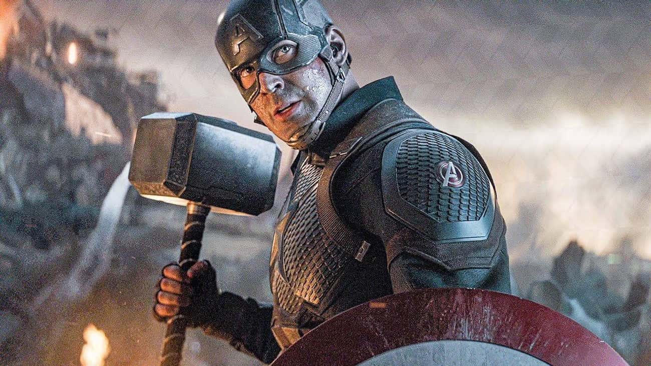 Cap Catches Mjolnir Differently From Thor In 'Endgame'