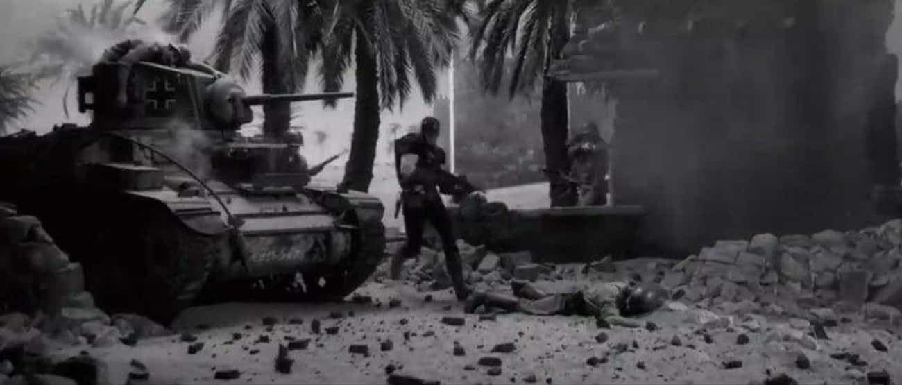 The "German" Tank Used In The Propaganda Video In 'Captain America: The First Avenger' Is Actually A Cheap American Tank