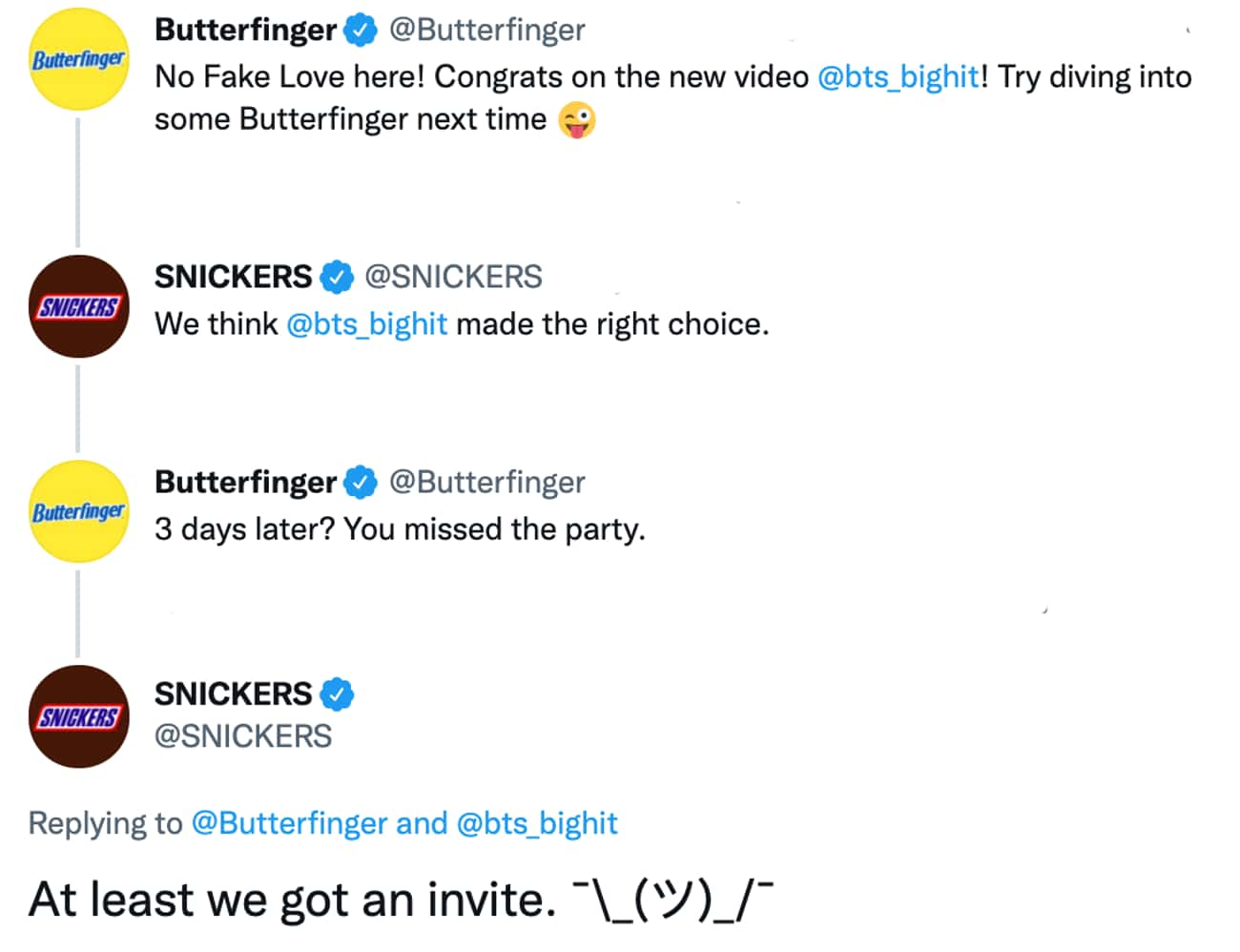 Butterfinger Vs. Snickers