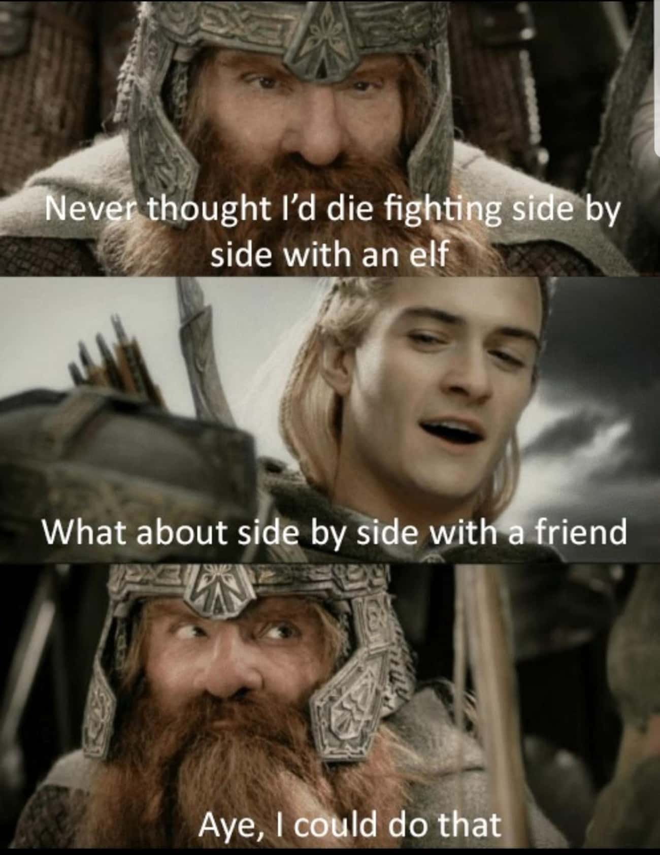 Legolas And Gimli Solidify Their Legendary Friendship