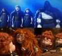 Merida's Family Is Split Like The Old Kingdom's In 'Brave' on Random Small And Heartbreaking Details Fans Noticed About Disney Princesses