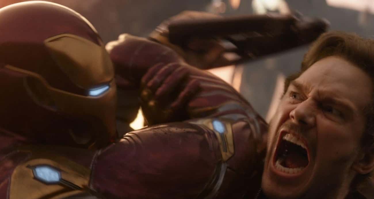 Star-Lord Losing His Cool At Thanos ('Avengers: Infinity War')